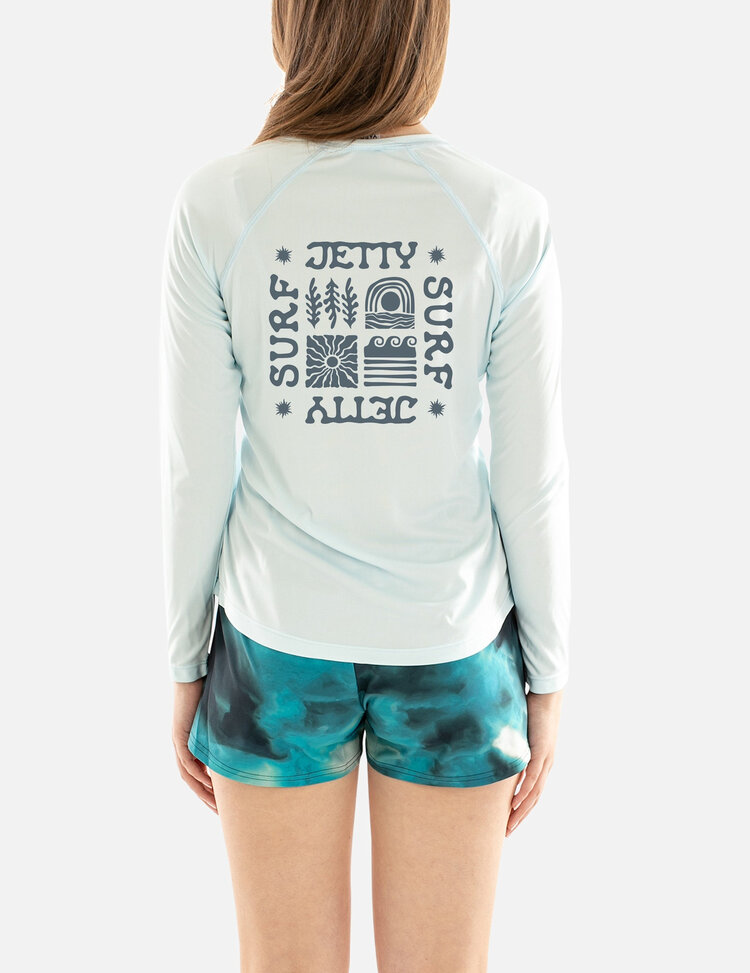 Jetty Jetty Terrains Uv Long Sleeve Tee (Womens) | Mint