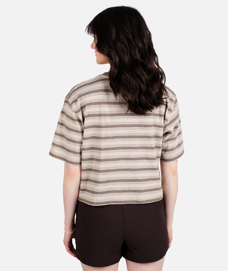 Jetty Jetty Avalon Striped Tee (Womens) | Brown