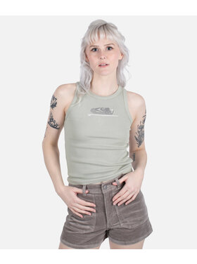 Jetty Jetty Mertini Microrib Tank (Womens) | Sage Green