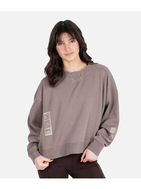 Jetty Jetty Happy Place Crewneck (Womens) | Brown