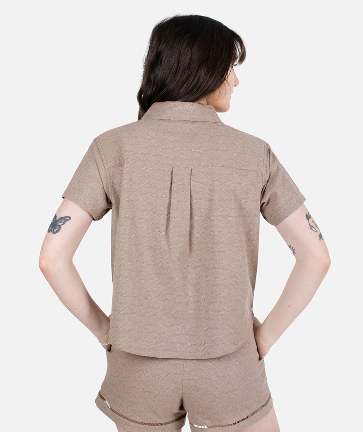 Jetty Jetty Cape Cod Jacquard Shirt (Womens) | Brown