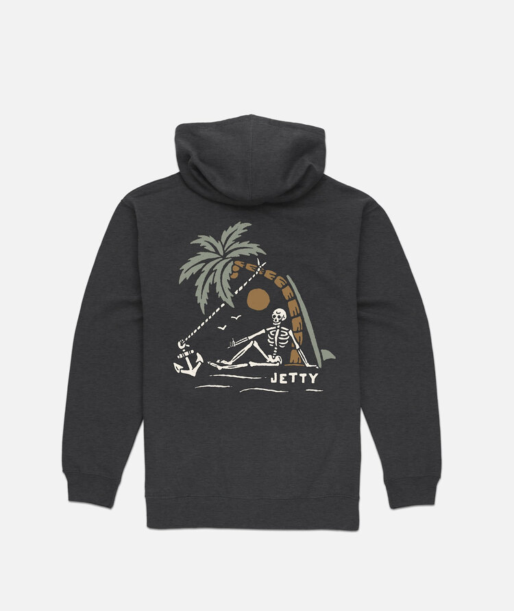 Jetty Jetty No Man's Land Hoodie (Youth) | Charcoal