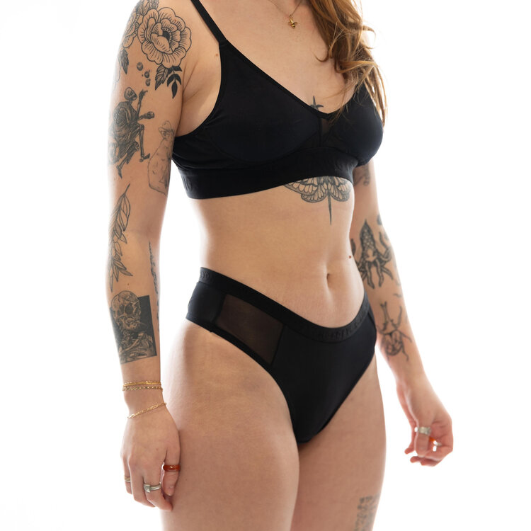 Devon + Lang Devon + Lang Bria Bralette (Womens) | Obsidian