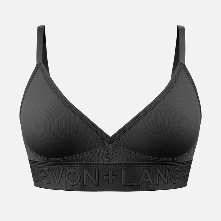 Devon + Lang Devon + Lang Bria Bralette (Womens) | Obsidian