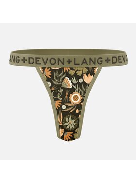Devon + Lang Devon + Lang Katrina V-Thong (Womens) | Fall Florals