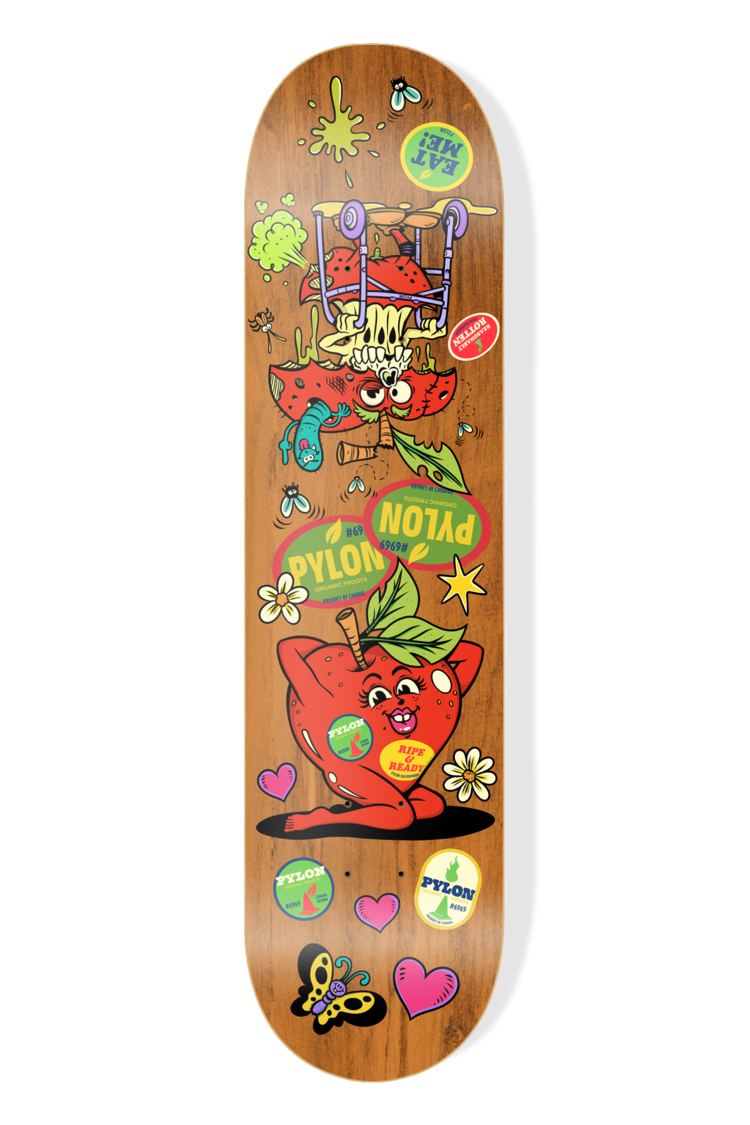 PYLON Pylon Froots Twin "Friendly Fire Burrito Breath" Colab | Brown Woodgrain