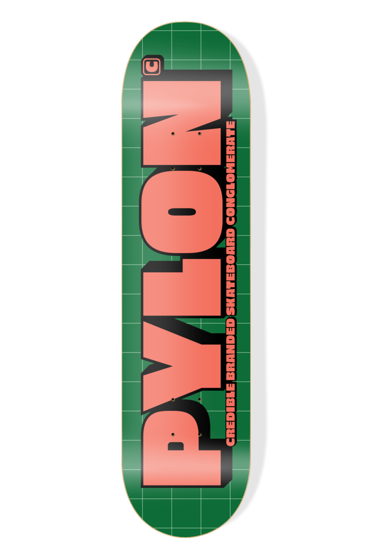 PYLON Pylon Credible Chunky Deck | Green/Pink