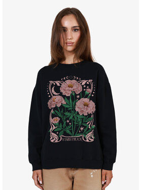 Girl Dangerous Girl Dangerous Starstruck Oversized Crew Sweatshirt | Black