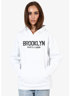 Girl Dangerous Girl Dangerous Brooklyn Parts & Labor Oversized Hoodie | White