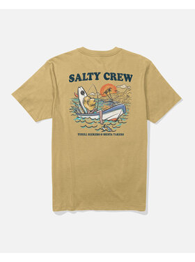 Salty Crew Salty Crew Down Time Ss Tee (Mens) | Mineral Yellow
