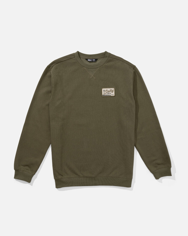 Salty Crew Salty Crew Crafted Crew Fleece (Mens) | Olive