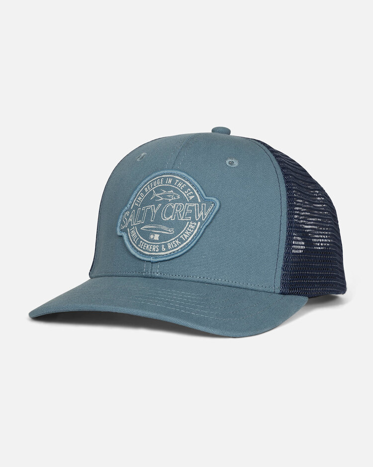 Salty Crew Salty Crew Skewed Trucker (Mens) | Pilot Blue