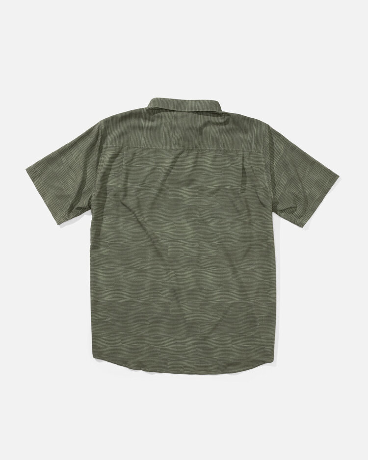Salty Crew Salty Crew Breezer Perf Polo (Mens) | Oil Green