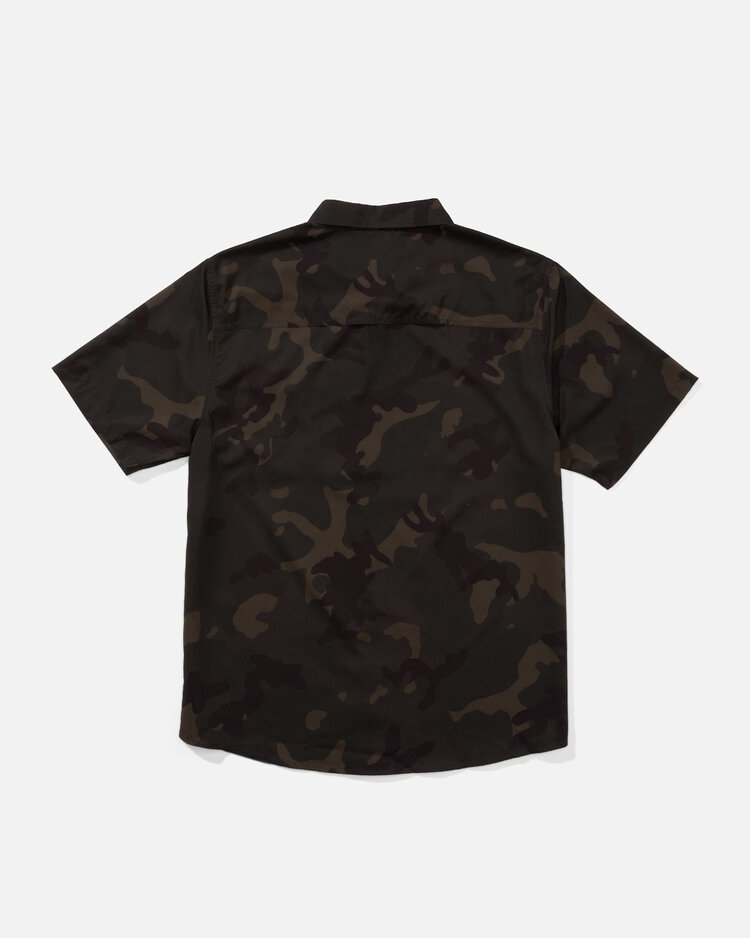 Salty Crew Salty Crew Flagship Uv Button Up (Mens) | Dark Camo