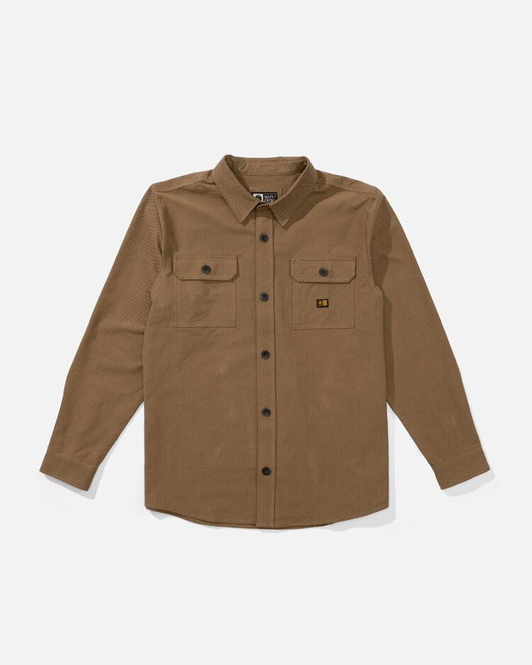 Salty Crew Salty Crew Mariners Overshirt (Mens) | Dark Brown