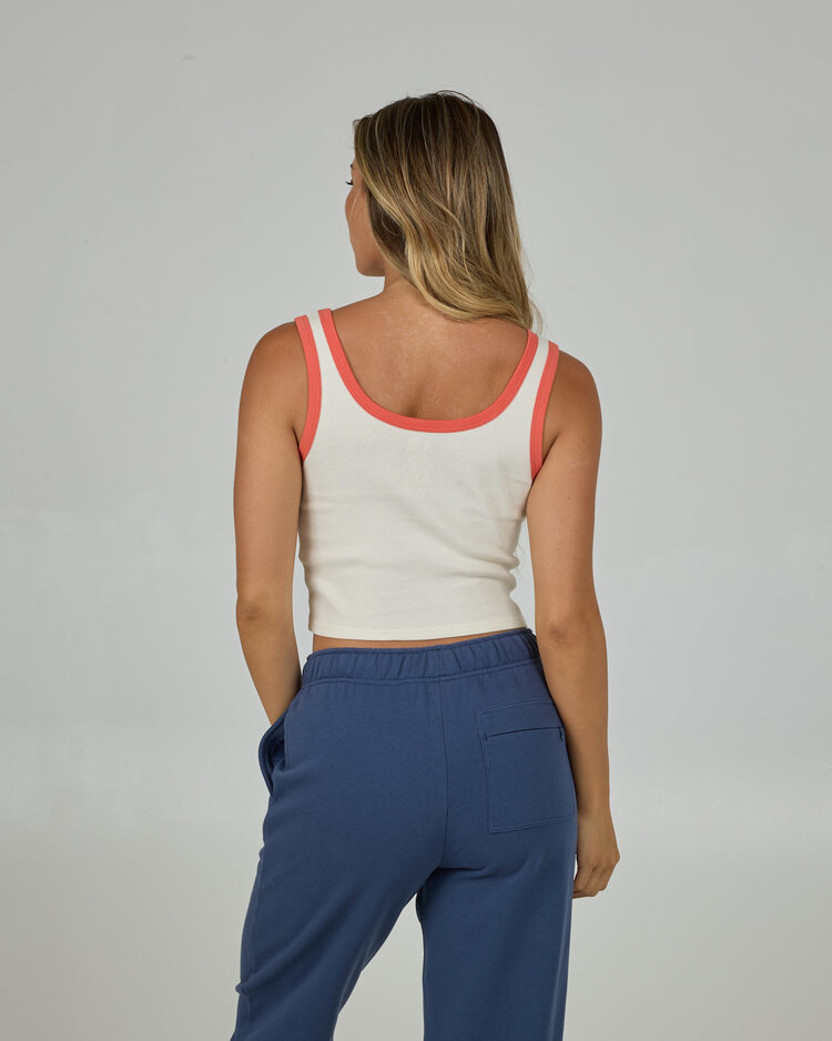 Salty Crew Salty Crew Team Salty Tank (Womens) | Off White