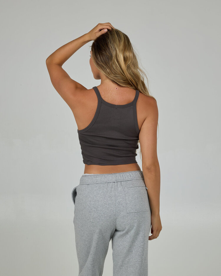 Salty Crew Salty Crew Island Time Tank (Womens) | Charcoal