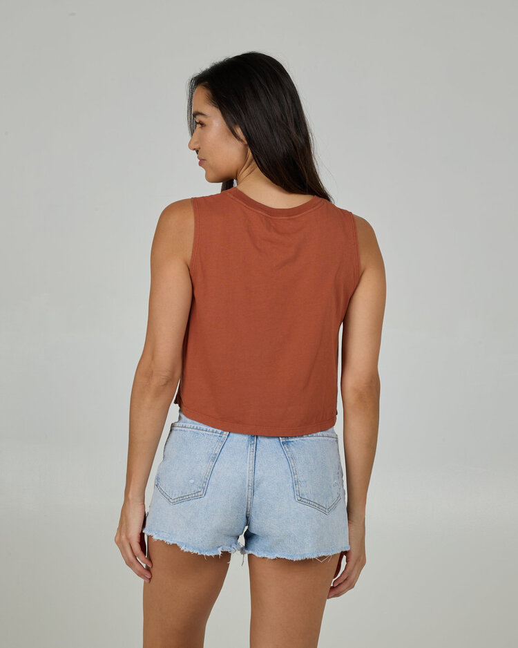 Salty Crew Salty Crew Skewed Cropped Tank (Womens) | Sierra