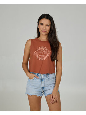 Salty Crew Salty Crew Skewed Cropped Tank (Womens) | Sierra