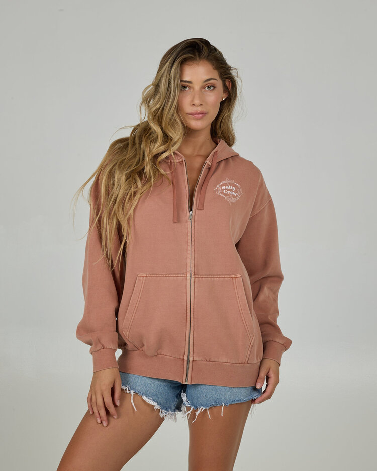 Salty Crew Salty Crew Respect Zip Hoody (Womens) | Sierra