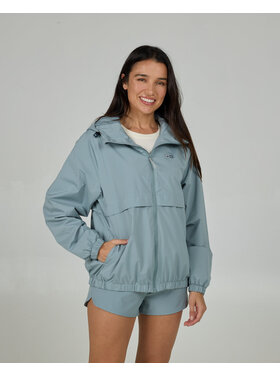 Salty Crew Salty Crew Barrier Windbreaker (Womens) | Stormy Grey