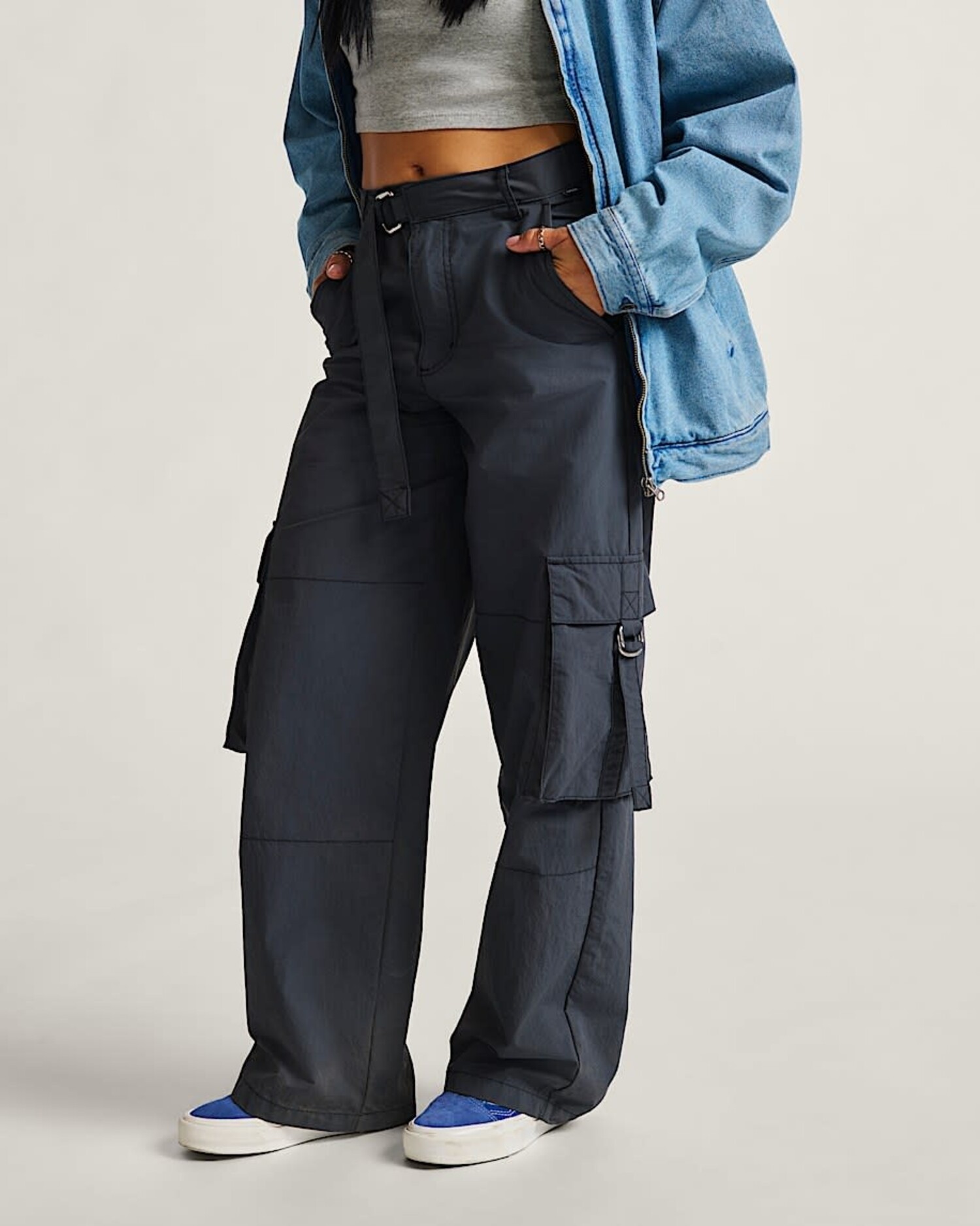 Vans Cobra Cargo Pants (Womens) | Asphalt - The Drop Rideshop