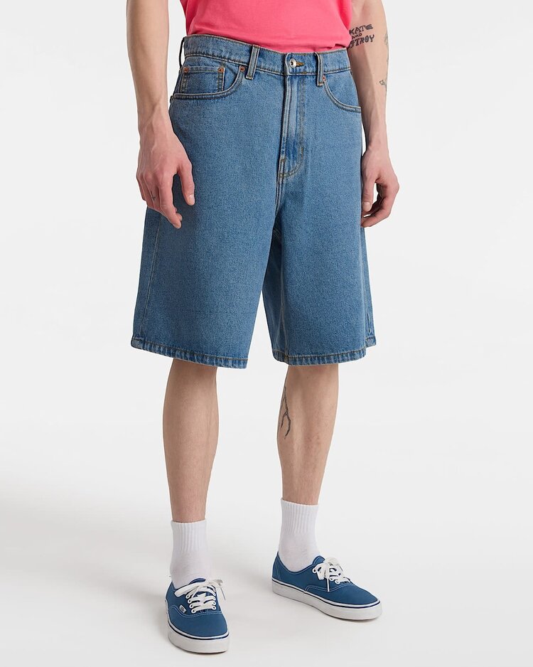 Vans Vans Check-5 Baggy Denim Short (Mens) | Stonewash Blue