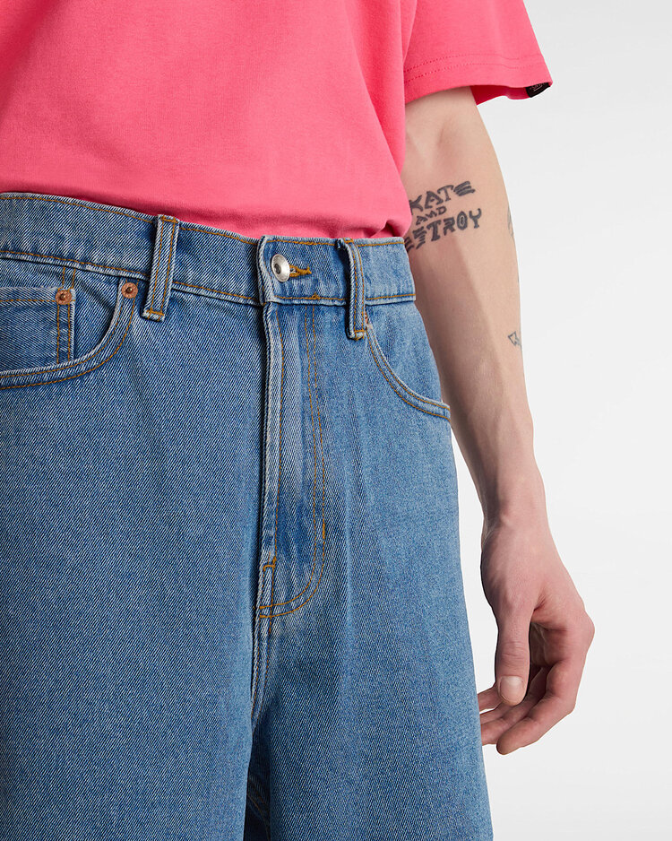 Vans Vans Check-5 Baggy Denim Short (Mens) | Stonewash Blue