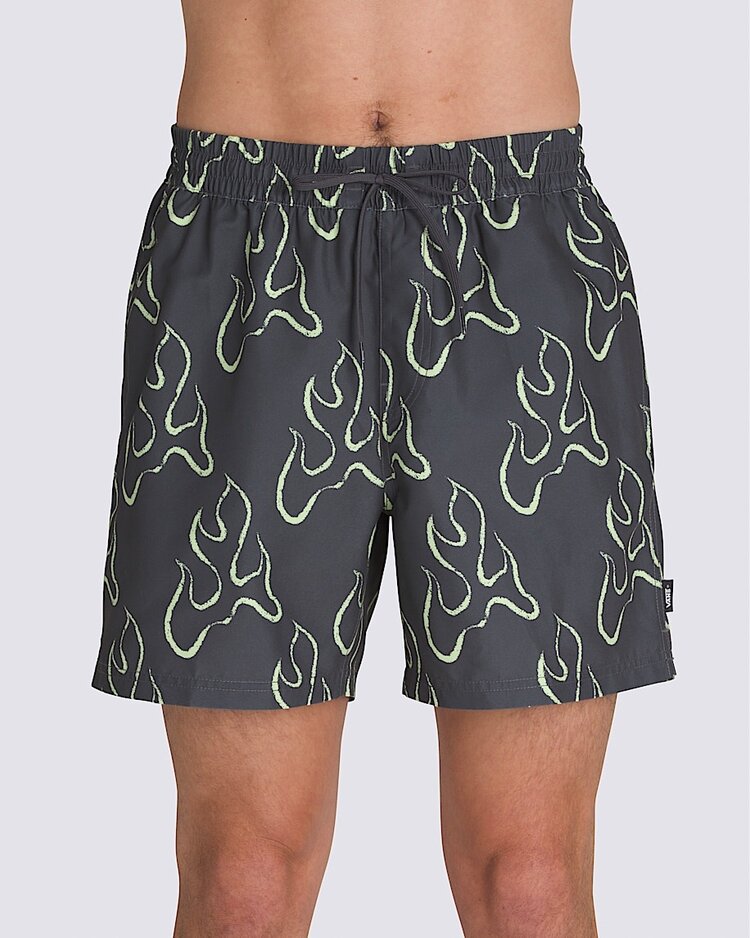 Vans Vans Primary Print Elastic Boardshort (Mens) | Asphalt/Shadow Lime