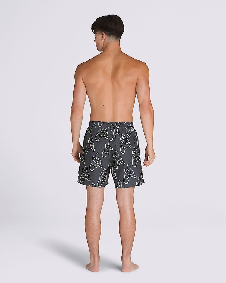 Vans Vans Primary Print Elastic Boardshort (Mens) | Asphalt/Shadow Lime