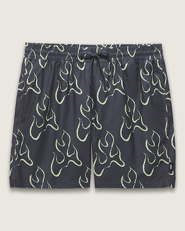 Vans Vans Primary Print Elastic Boardshort (Mens) | Asphalt/Shadow Lime
