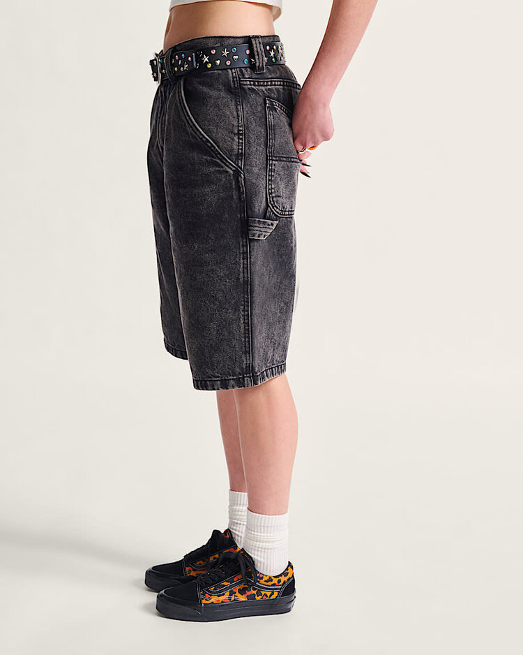 Vans Vans Drill Chore Loose Denim Short (Mens) | Stonewash Black