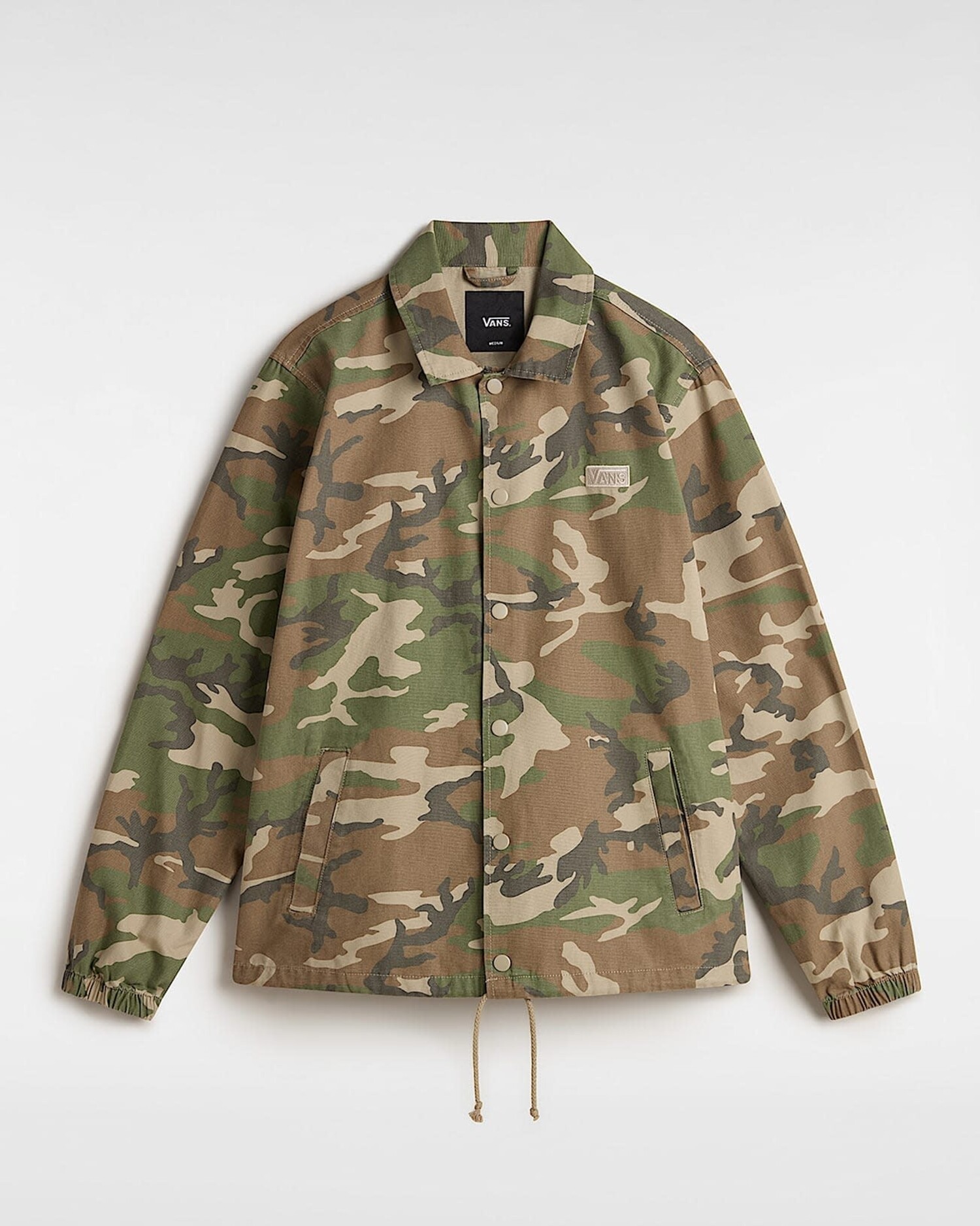 Vans Torrey Canvas Coach Jacket (Mens) Vintage Camo The Drop