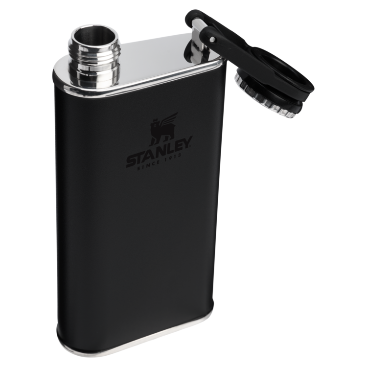 Stanley Stanley The Easy Fill Flask 8 Oz | Black 2.0