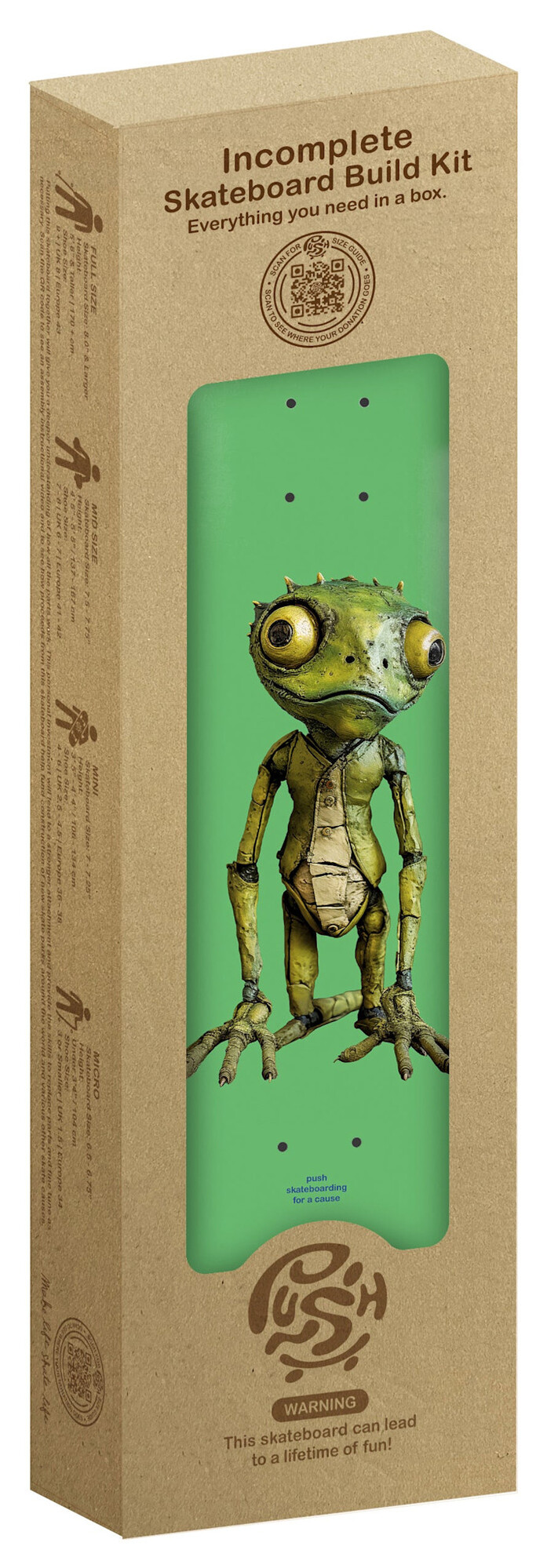 Push Push Lizard Guy Fp Build Kit | Green