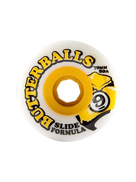 Sector 9 Sector 9 Butterballs Wheels | White/Yellow 80A 70Mm