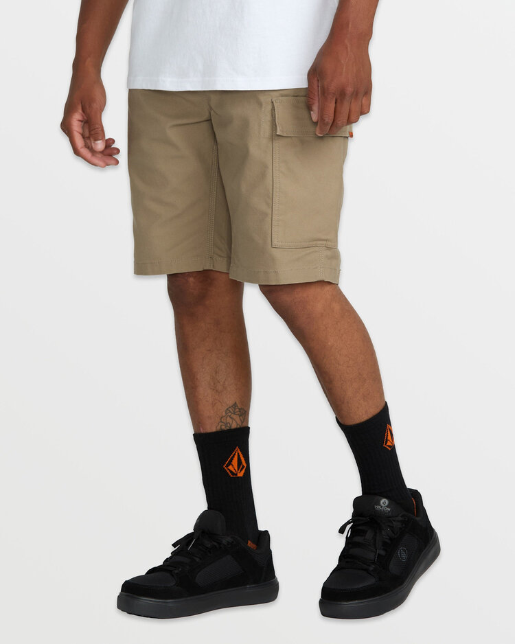 Volcom Volcom Caliper Ii Relaxed Work Short (Mens) | Brindle