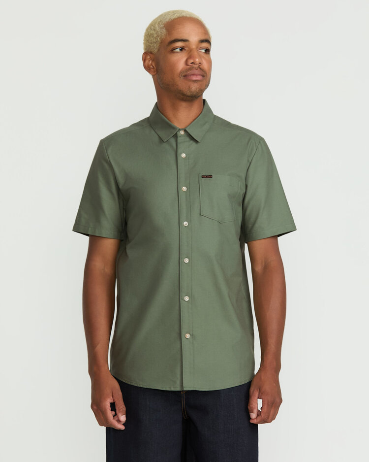 Volcom Volcom Veeco Oxford Ss (Mens) | Light Olive