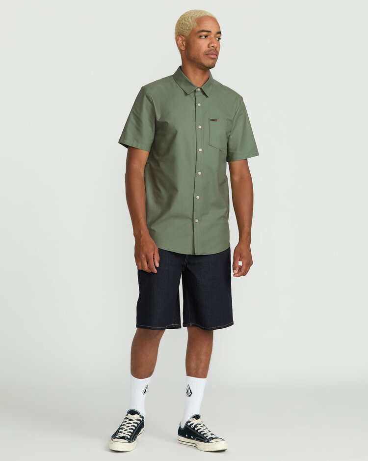 Volcom Volcom Veeco Oxford Ss (Mens) | Light Olive