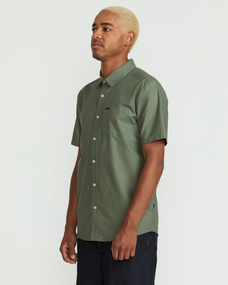 Volcom Volcom Veeco Oxford Ss (Mens) | Light Olive