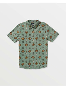 Volcom Volcom Desert Dobby Ss (Mens) | Light Olive