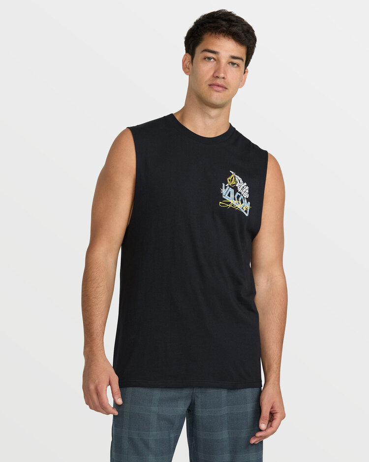 Volcom Volcom Dropped This Sleeveless (Mens) | Antique Black