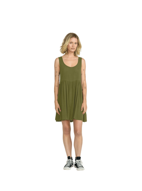 Volcom Volcom Lived In Baddie Dress (Womens) | Light Army