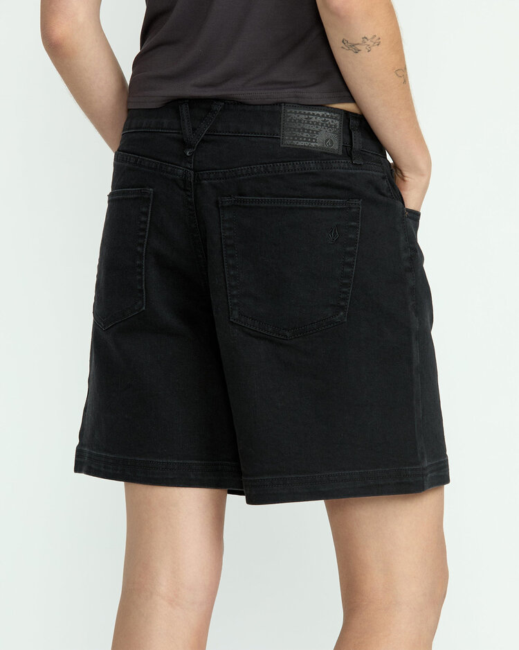 Volcom Volcom Strait Up Long Short (Womens) | Black Out
