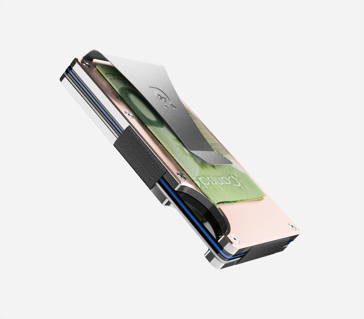 Ridge Ridge Aluminum - Money Clip | Rose Gold