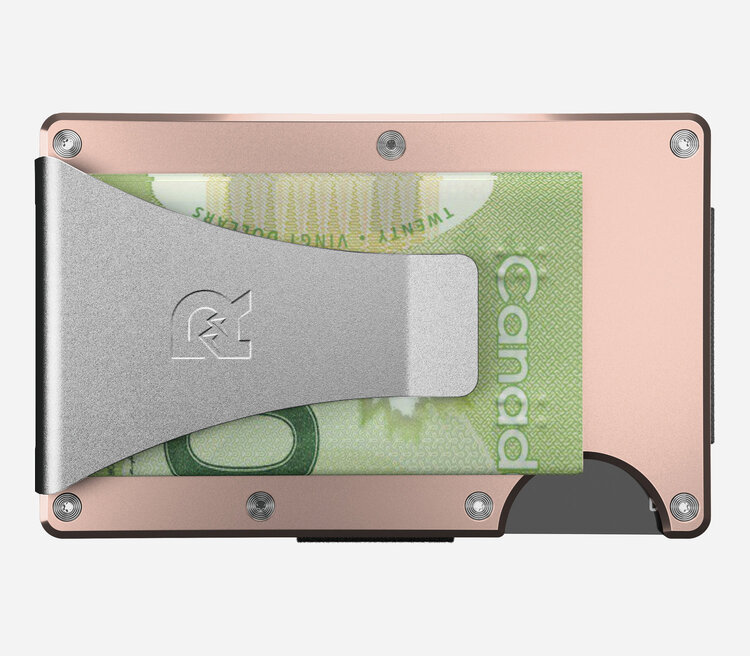 Ridge Ridge Aluminum - Money Clip | Rose Gold