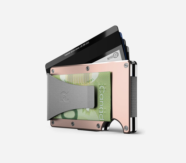 Ridge Ridge Aluminum - Money Clip | Rose Gold