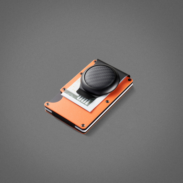 Ridge Ridge Airtag Money Clip | Carbon