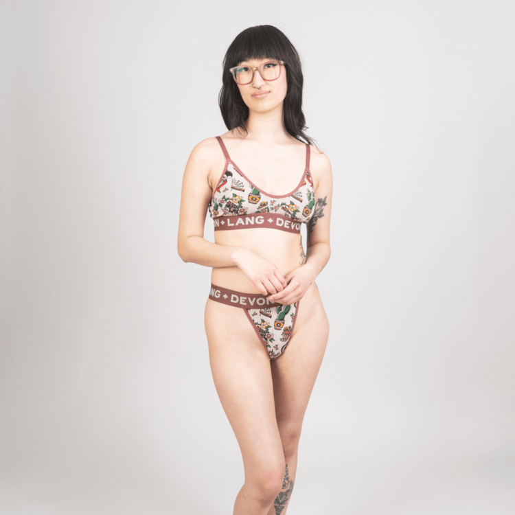 Devon + Lang Devon + Lang Bria V-Thong (Womens) |Vintage Outlaw