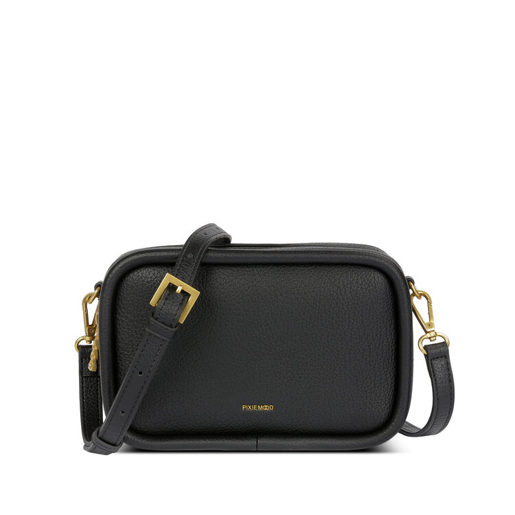 Pixie Mood Pixie Mood Erika Crossbody | Black Pebbled